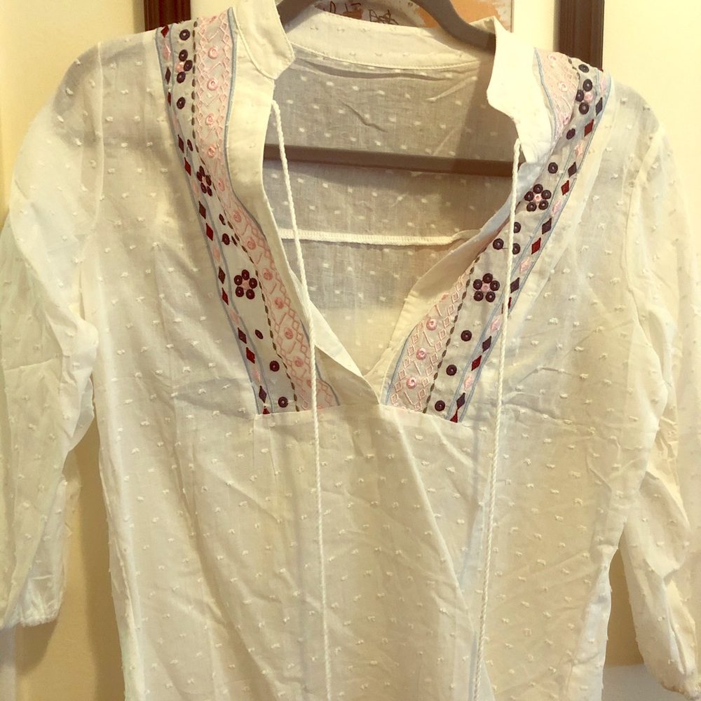 White Summer Top